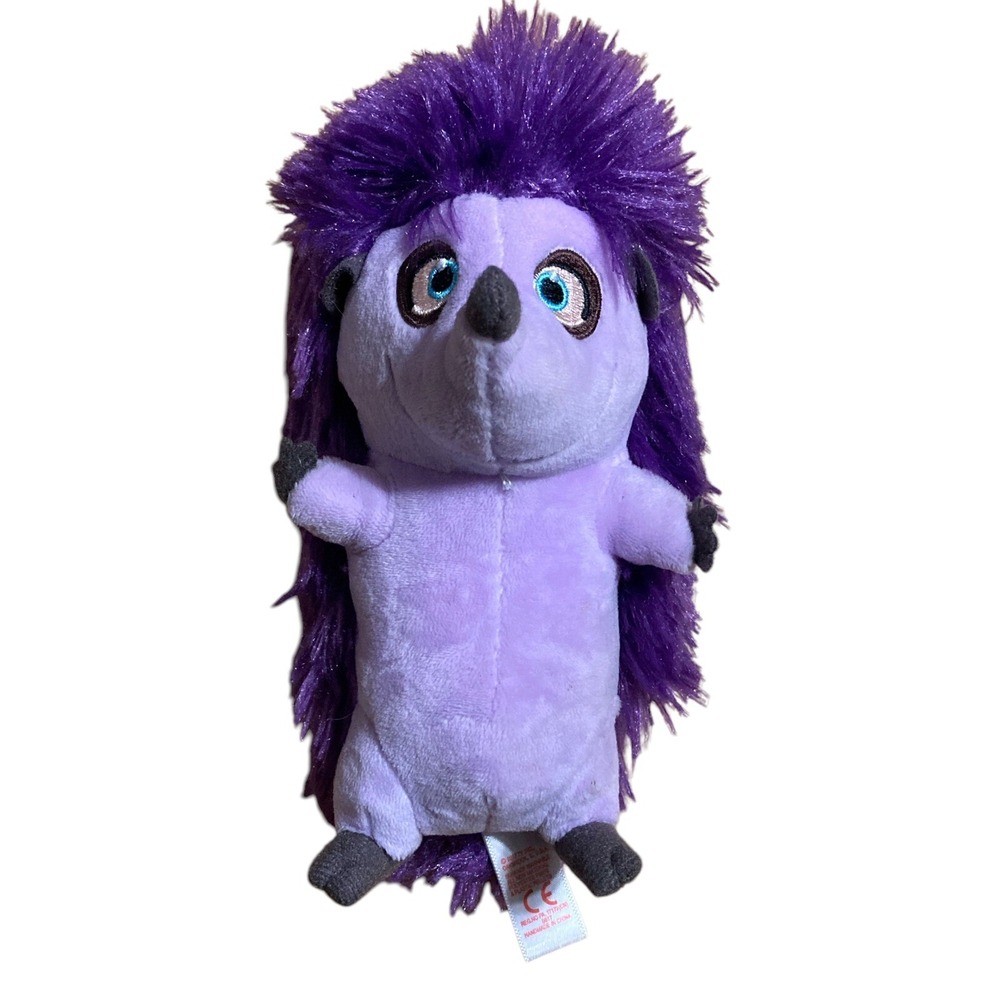 Ty Ferdinand Una Hedgehog Plush Toy purple 8 inch stuffed Animal 2017